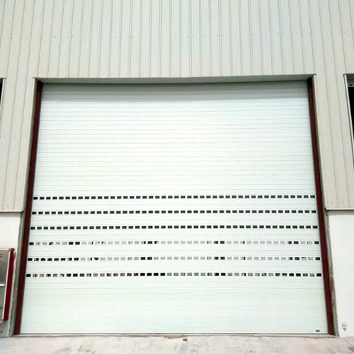 Heavy duty industrial Windproof aluminum roller shutter door | Wind resistant aluminum rolling shutter door