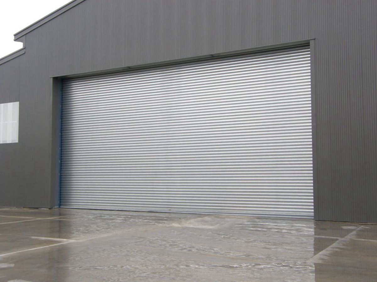 industrial steel rolling shutter doors