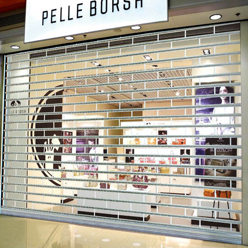 Security Automatic Polycarbonate Rolling Shutter Door For Shops