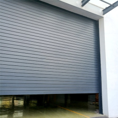 Heavy duty industrial Windproof aluminum roller shutter door | Wind resistant aluminum rolling shutter door