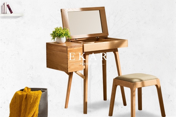 Italian Furniture Latest Model Wooden Dressing Table With Modern Designs