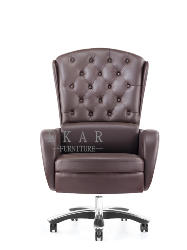 Chesterfield Style Reclining Electric Adjustable Office Chair