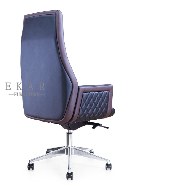 Germany Replica Furniture Real Blue Leather Recaro Office Chair