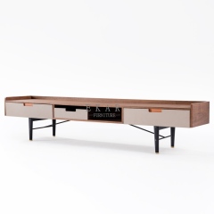 Fashion Modern Italian Design Metal Frame TV Stand