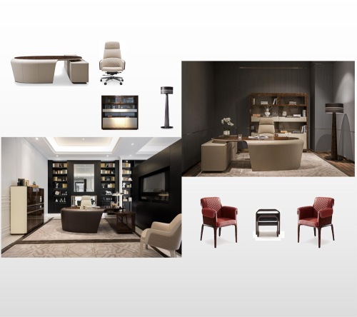 Modern High Class Luxury Home Office Furniture Set