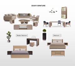 Elegant Modern Design Full Home Furniture Set