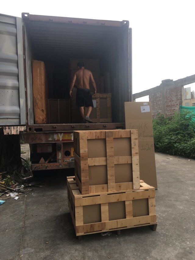 Loading Container To The UK