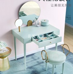 Contemporary Nordic Style Solid Wood Makeup Dressing Table
