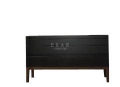 Panels structure made of MDF which in black lacquer sideboard