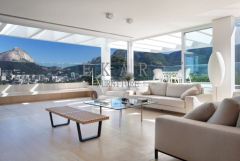 European fashion contemporary style white tone interior design furniture villa project