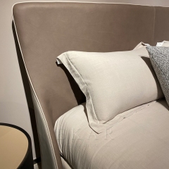 Modern European-Designed Leather Bedroom Bed