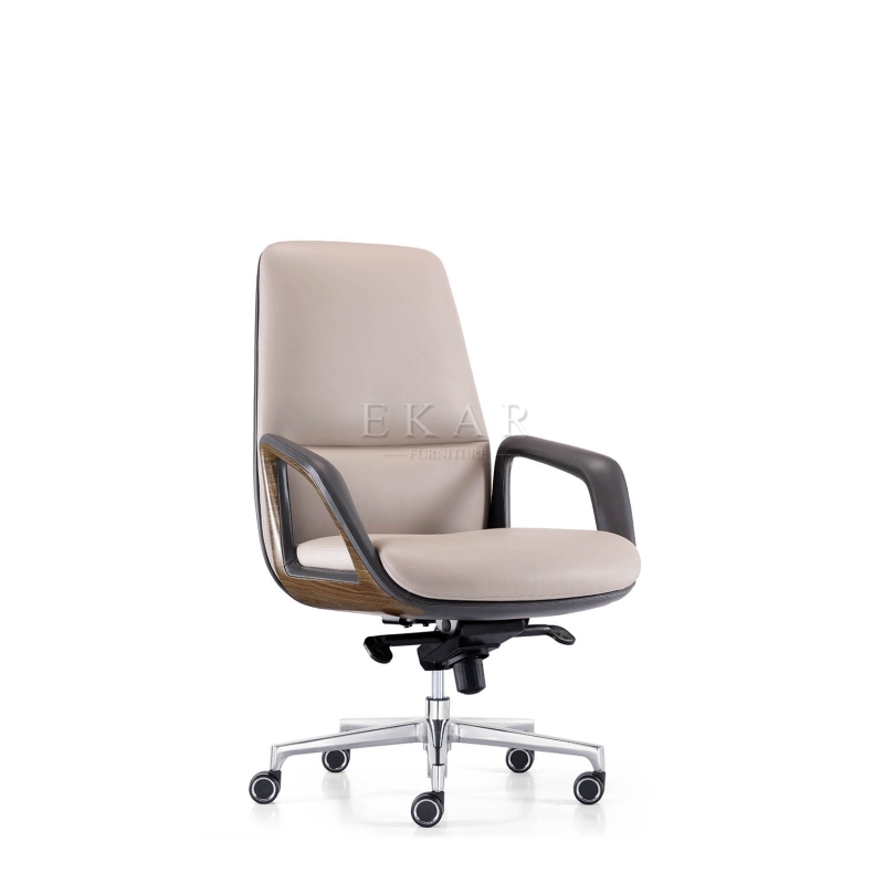 Luxury Ergonomic adjustable Chair mid-back swivel Executive Office Chair