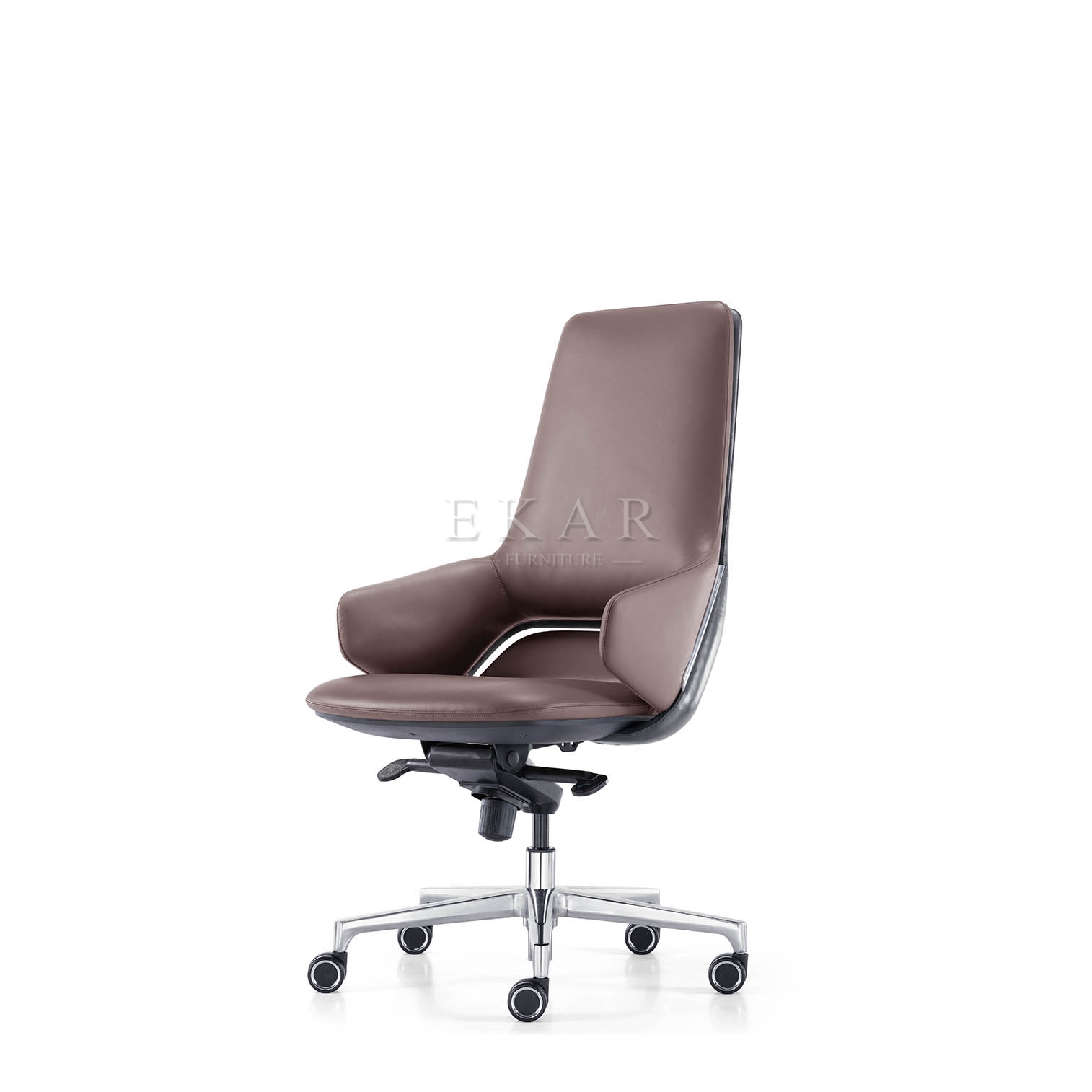 EKAR FURNITURE light luxury leather swivel chair - comfort and dignity in the office