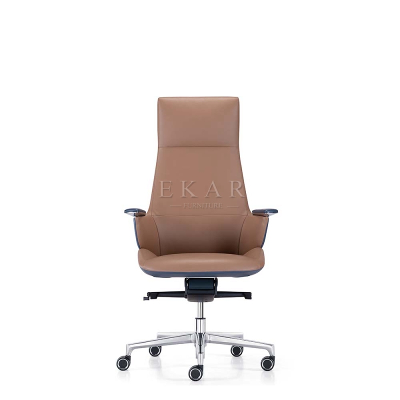CEO High End Leather Ergonomic Office Seat Workstation Furniture Executive Chair Supplier