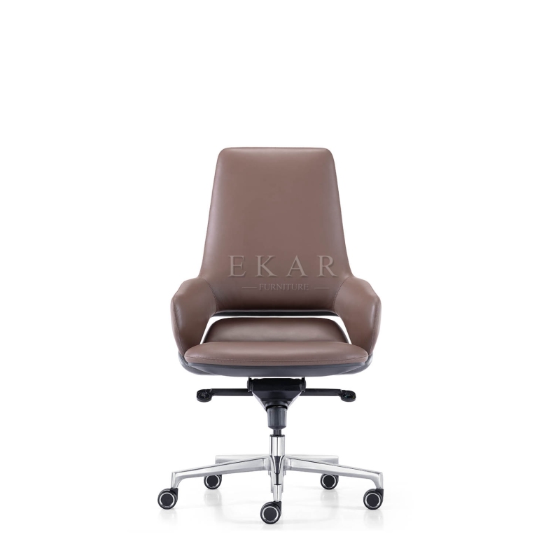 EKAR FURNITURE light luxury leather swivel chair - comfort and dignity in the office