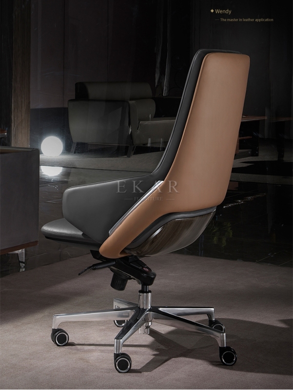 EKAR FURNITURE luxury light luxury leather office chair - inject into your workspace