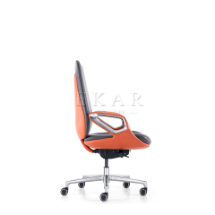 EKAR FURNITURE light luxury leather high back office chair - professional office partner