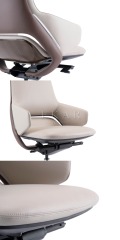 EKAR FURNITURE light luxury leather swivel chair - comfort and dignity in the office