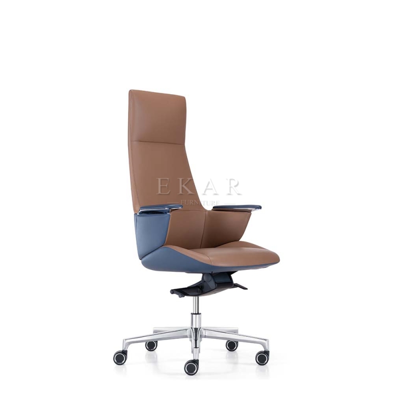 CEO High End Leather Ergonomic Office Seat Workstation Furniture Executive Chair Supplier