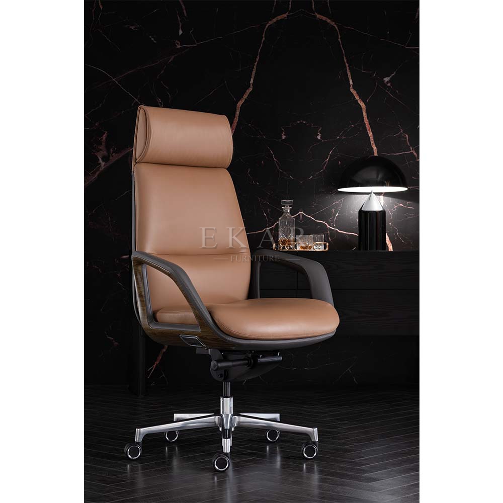 Genuine leather best sale executive chair