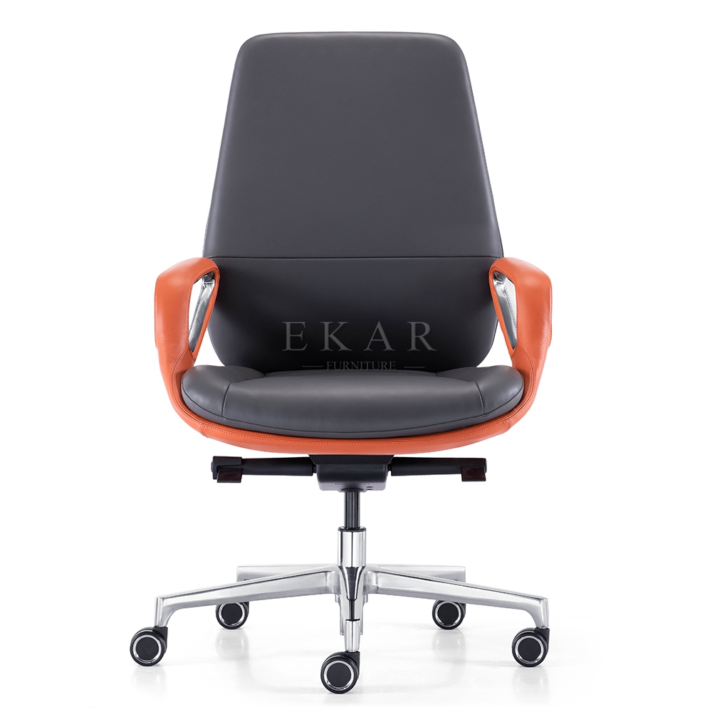 EKAR FURNITURE light luxury leather high-back office chair - creating an excellent office environment