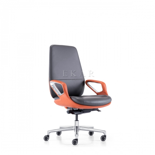Fashionable And Simple Upholstery Mid Back 360 Degrees Swivel Office Chair