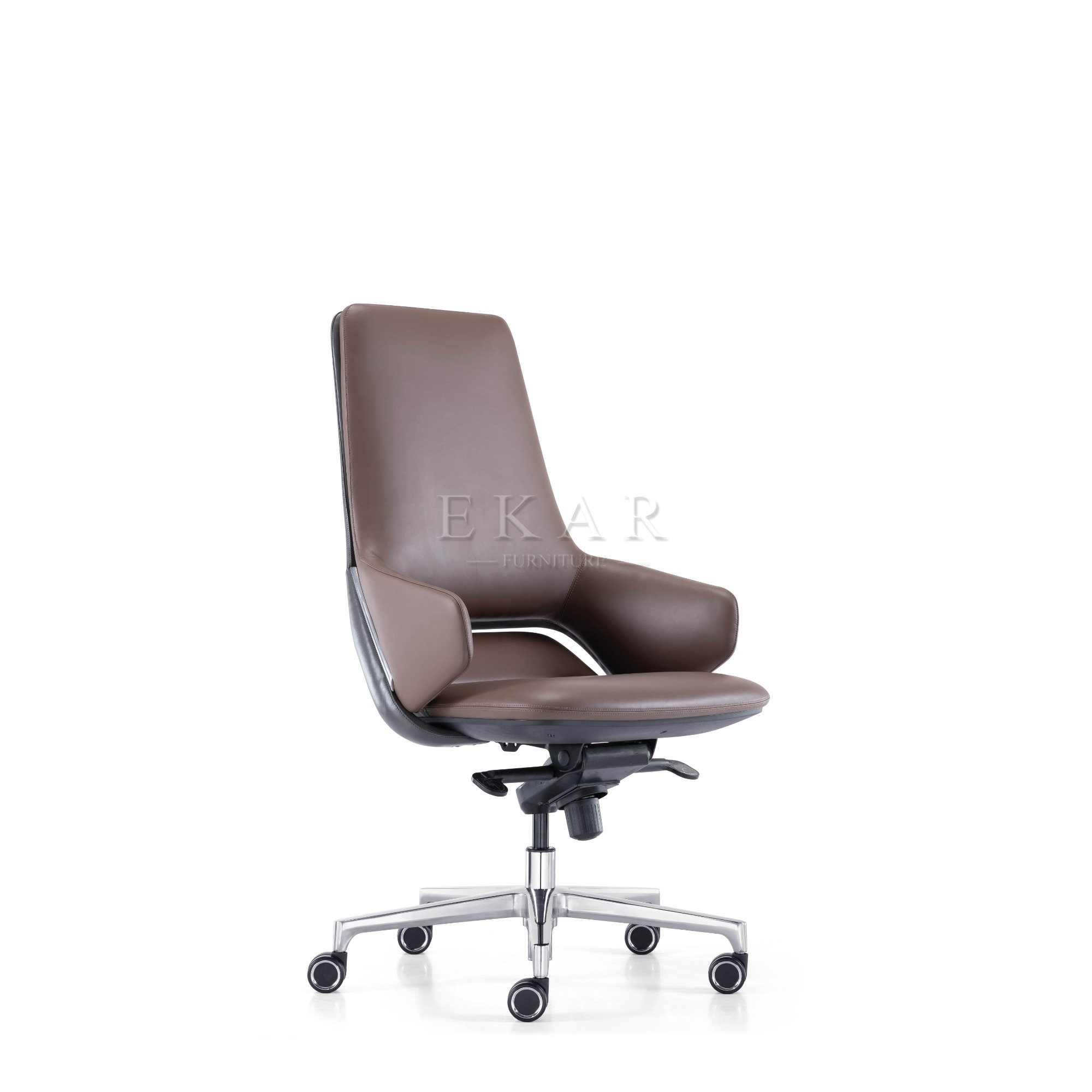 EKAR FURNITURE light luxury leather swivel chair - comfort and dignity in the office