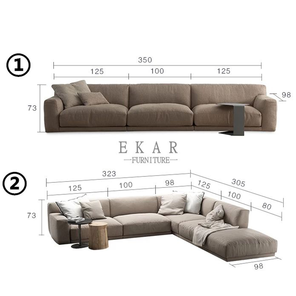 High-End Living Room Seating