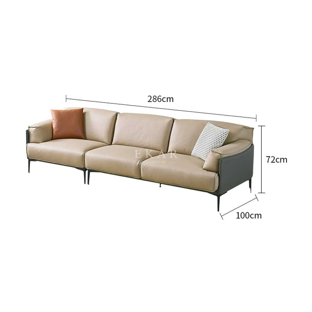 Comfortable 1-3-4 Seater Leather Sofa