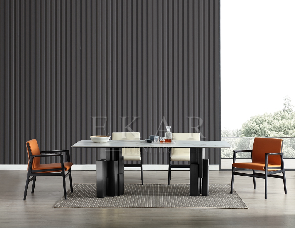 Modern Italian Dining Table Set