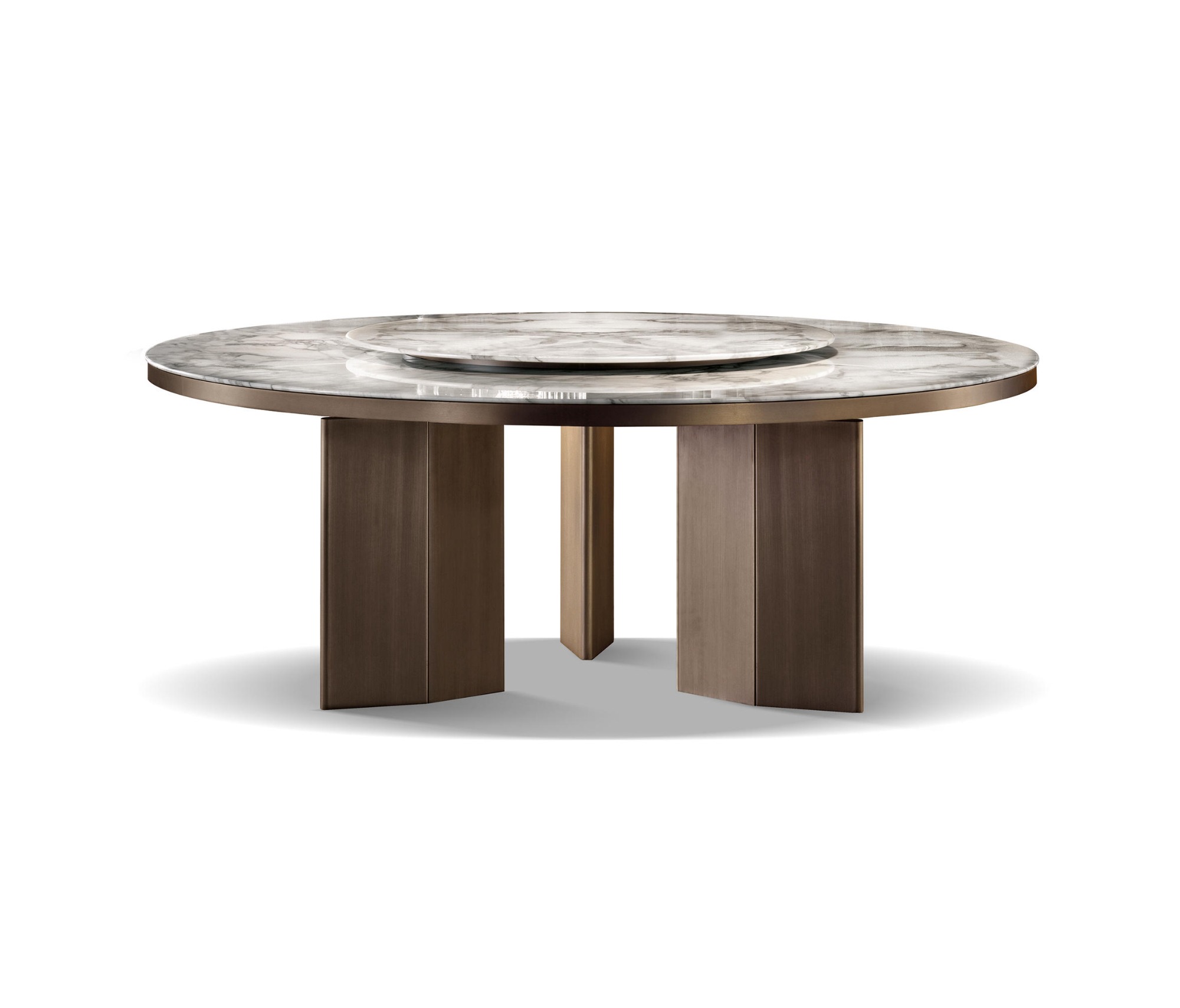 Round Marble Dining Table Set