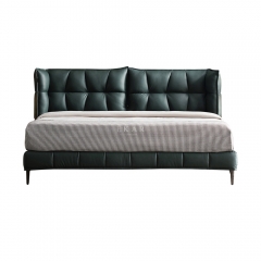 Hotel Double Bed Soft Tufted Bed Frame