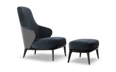 Ekar New Design Modern Style Velvet Surface Leisure Chair Set