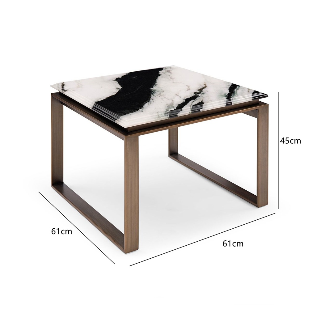 Stylish corner side table