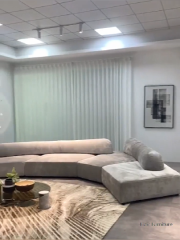 Modular sectional couch living room L shaped modern furniture velvet luxury Italian design sofa