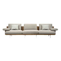 Modern Leather L-Shaped Italian Design Corner Sofa