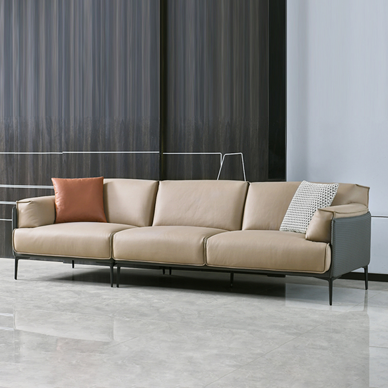 Nội thất phòng khách sang trọng hiện đại Bộ ghế sofa góc chất lượng Bán buôn Ghế sofa da thoải mái 1 3 4 chỗ