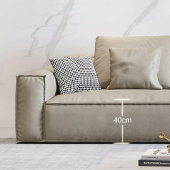Modern Corner U Shaped Upholstered Sofas Sectional Sofa