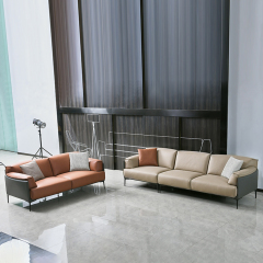 Modern Luxury Living Room Furniture Quality Corner Sofa Set Wholesale Comfortable 1 3 4 Seater Leather Sofa