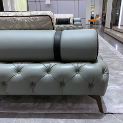 Italian style home modern leather new design sofa