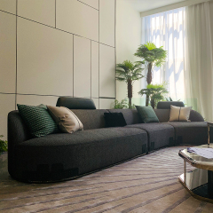 Italian home modern new design living room fabric sofa
