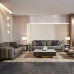 Luxury style modern high-end villa home design sofa