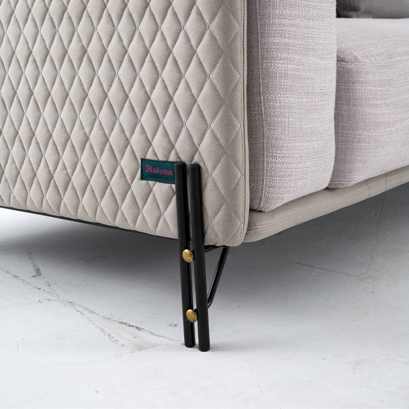 Italian style modern fabric new design leisure sofa