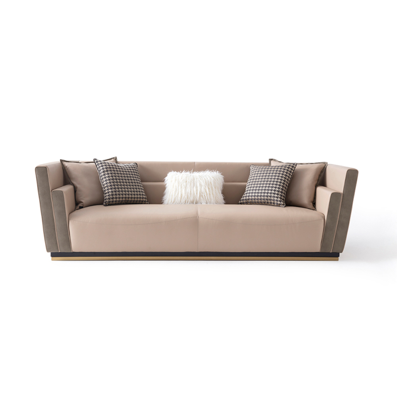 Italian luxury style modern fabric design sofa