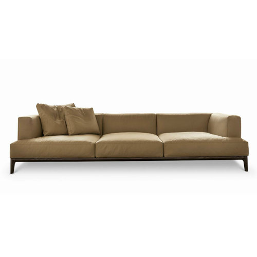 Fashion Khaki Furniture Sofa Wide Couch For Sale