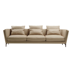 Leather Modern Upholstery L Shaped Living Room Sofa Set