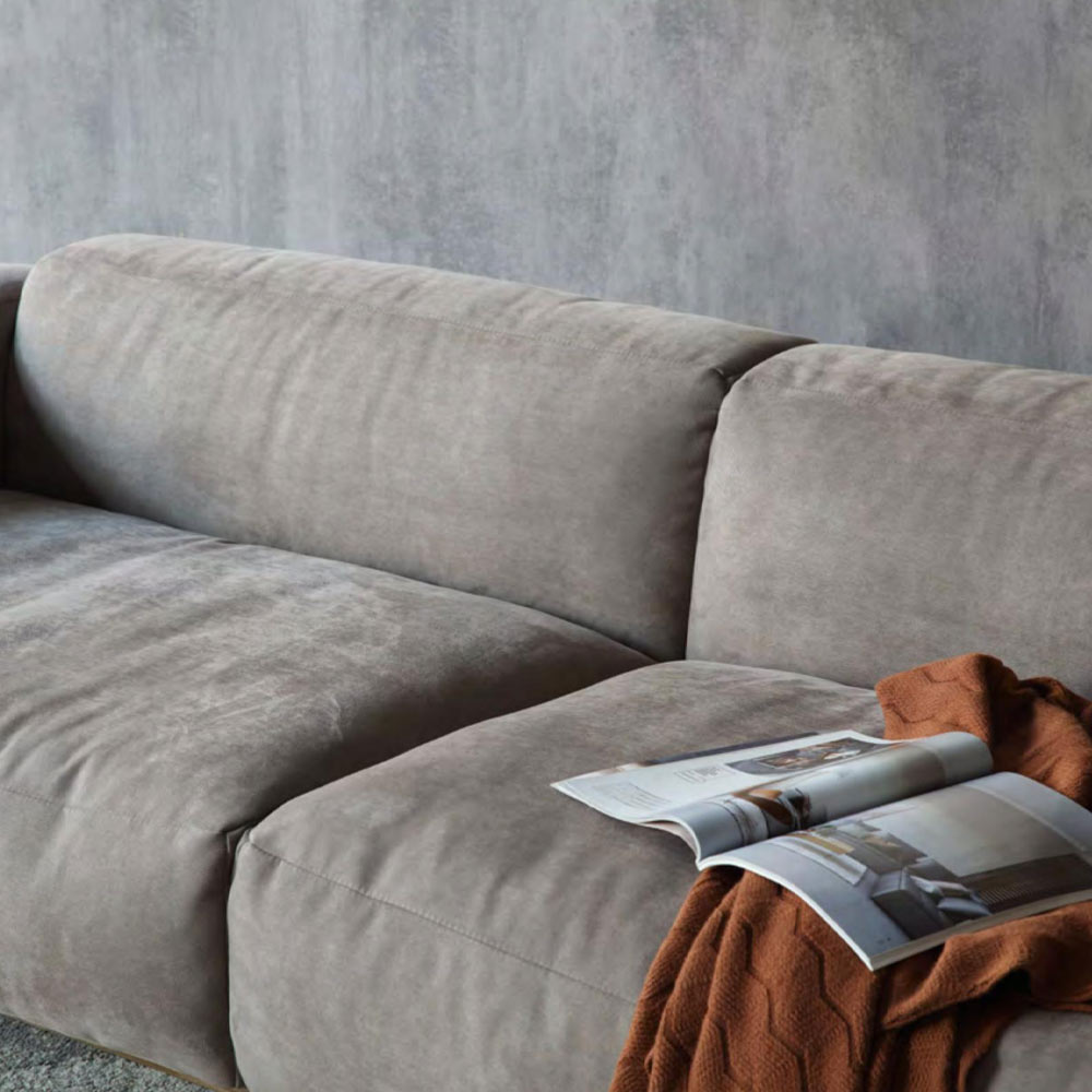 Vải tình yêu hiện đại Khung kim loại Thoải mái kiểu Bắc Âu Ghế sofa đương đại