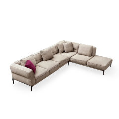 Contemporary Couch Corner L Sofa