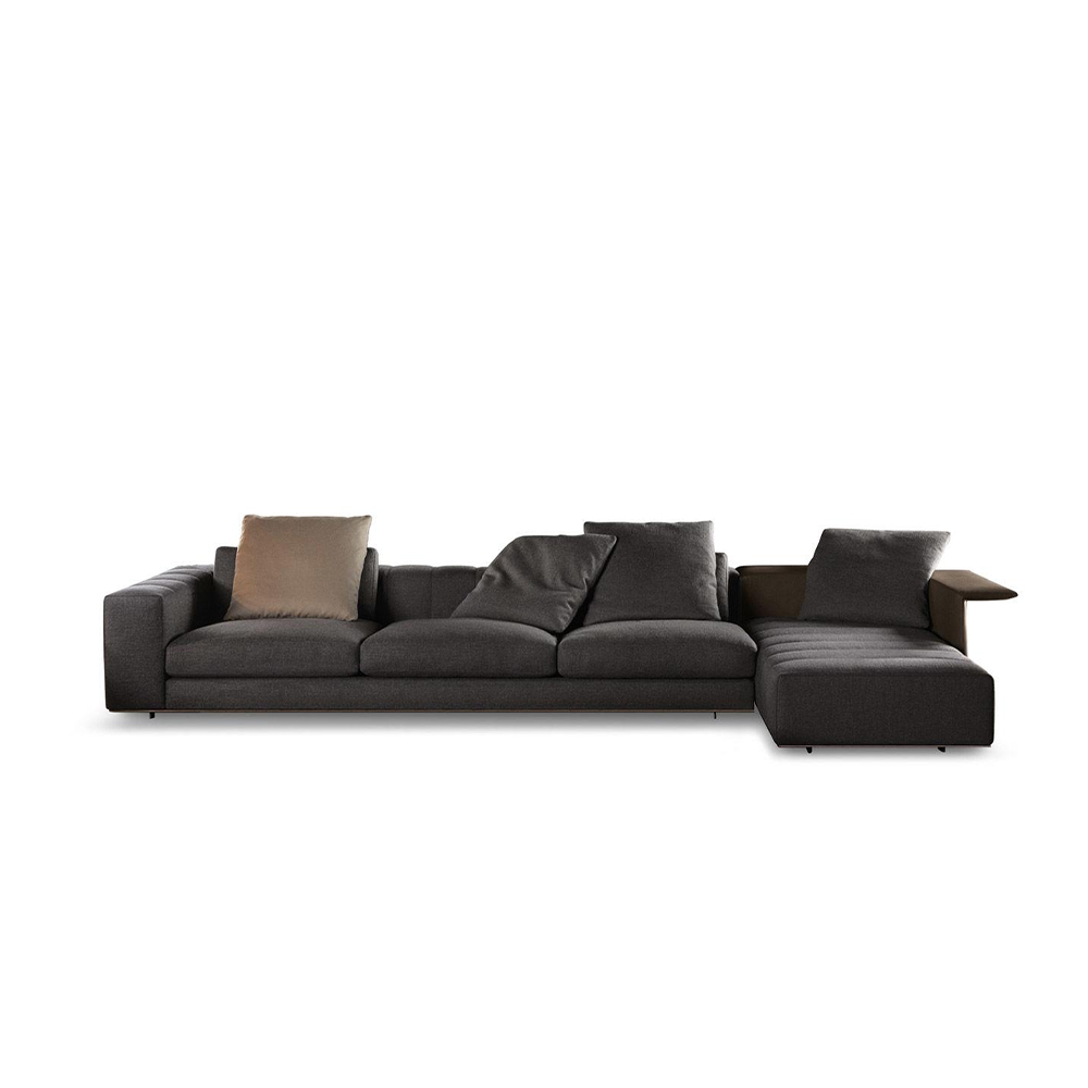 Ekar Italian Style Mordern New Design Living Room Sofa with Velvet Surface Material