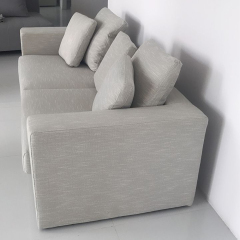 Modern Living Room Fabric Wooden Frame Comfortable Sofa For Lobby